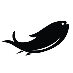 Fish Flat Icon - Editable Vector Illustration