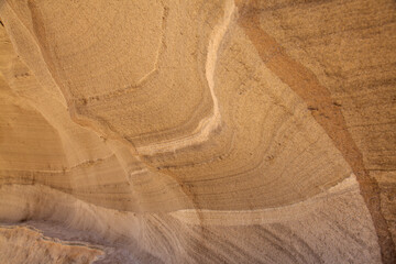 Gran Canaria, amazing sand stone erosion figures in ravines on Punta de las Arenas cape on the western part of the island, also called Playa de Artenara
