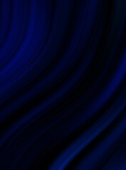 Colorful smooth lines on black background. Liquid and fluid vibrant color waves flowing in the dark. Graphic illustration for wallpaper, banner, background, card, book, cover, poster, banner, brochure