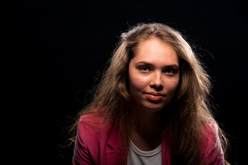 Studio fashion portrait