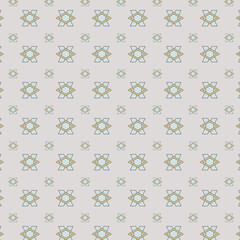 Turkish kilim pattern background with ornamental elements and retro colors. Design backgrounds for carpet, rug, wallpaper, fabric.