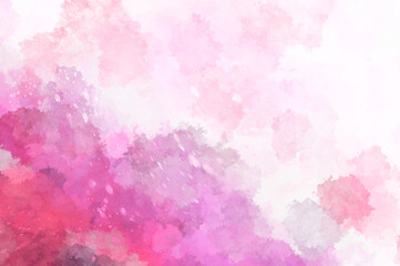 Obraz premium Watercolor painted background with blots and splatters. Brush stroked painting. 2D Illustration.