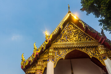 Fototapeta premium Beautiful temple in Bangkok, Thailand