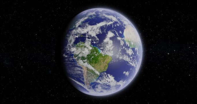 Earth in space (Blue Marble) created with resources from NASA