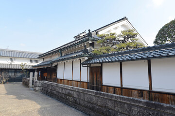 Obraz premium 今井町の町並み 上田家 奈良県橿原市