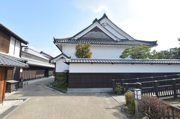 Fototapeta premium 今井町の町並み 今西家 奈良県橿原市