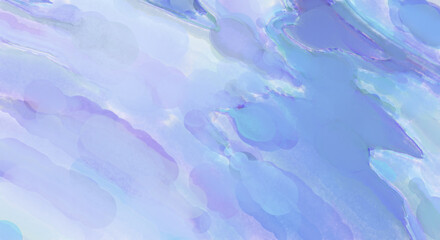 Modern brush strokes painting. Watercolor abstract painting with pastel colors. Soft color painted illustration of calming composition for poster, wall art, banner, card, book cover or packaging.