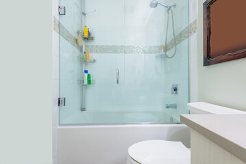 Fragment of a luxury bathroom