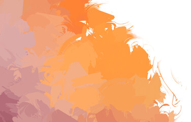 Obraz premium Wall art. Unique and creative illustration. Brush stroked painting. Abstract background of colorful brush strokes. Brushed vibrant wallpaper. Painted artistic creation.