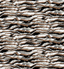 Seamless animal ikat zebra pattern.