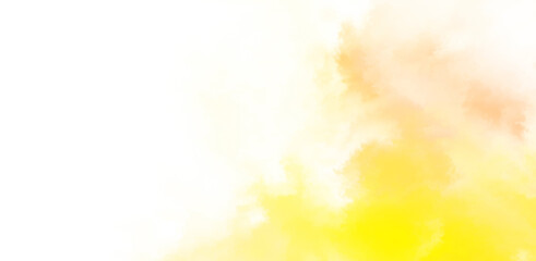 Abstract colorful watercolor on white background. Digital art painting.