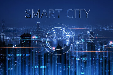 Smart city technology backgrounds