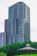 Obraz na płótnie Canvas Tall Residential and Office buildings in Sydney NSW Australia