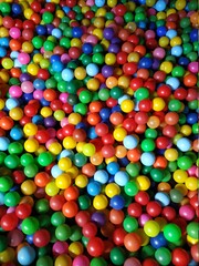 Fototapeta na wymiar colorful ball of pool balls, children's play 