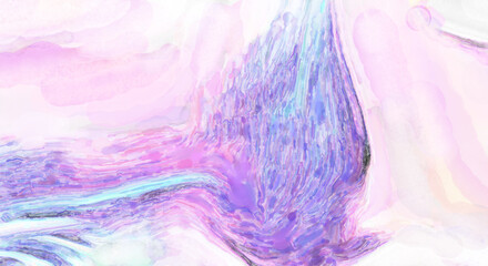 Watercolor brushstrokes. Modern art. Abstract texture. 2d illustration. Expressive handmade watercolors on surface. Colorful backdrop. Multi color backdrop. Contemporary wall art.