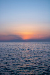 Fototapeta premium Ocean at blue hour