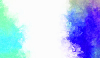 Watercolor painted background. Abstract Illustration wallpaper. Brush stroked painting. 2D Illustration.