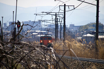 電車と風景