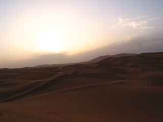 Fototapeta na wymiar beautiful view of desert in Morocco design for travel and adventure concept 