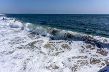 Naklejka premium A beautiful beach in LA