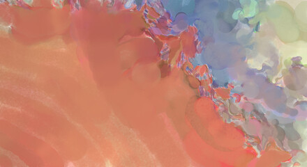 Brushed Painted Abstract Background. Brush stroked painting. Strokes of paint. 2D Illustration.
