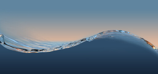 Water line split sky and underwater template