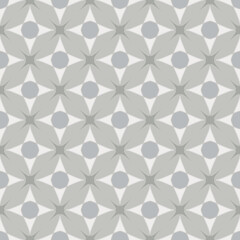 Seamless gray pattern of abstract four-sided shapes.