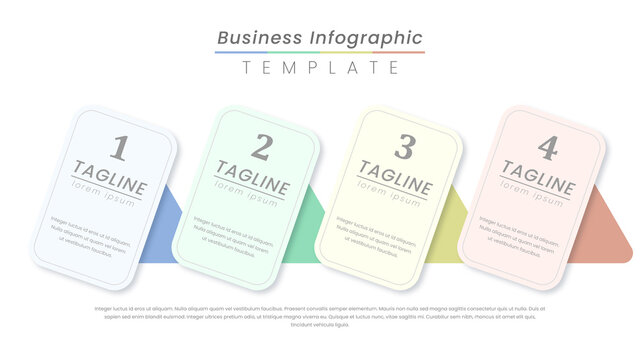 Infographic label design with icons and 4 options or steps. infographics for business concept.