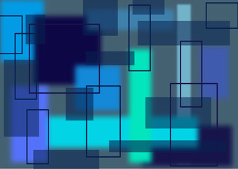 abstract blue background with squares