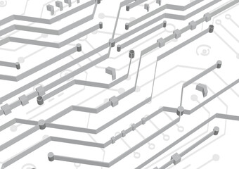 Circuit technology background with hi-tech digital