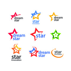 Obraz premium set logo full color logo design template