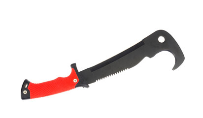 Obraz premium Machete with case isolated on white background. Photo