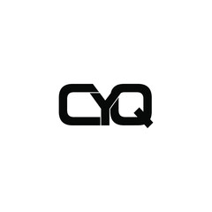cyq letter original monogram logo design
