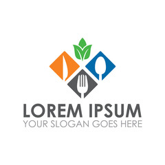 nature food vector , restaurant logo