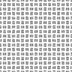 Seamless pattern with three lines texture; together. A seamless pattern made with hand-drawn line strokes.