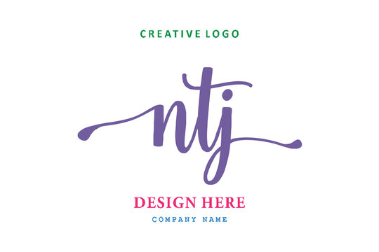 NTJ lettering logo is simple, easy to understand and authoritative