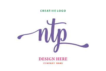 NTP lettering logo is simple, easy to understand and authoritative