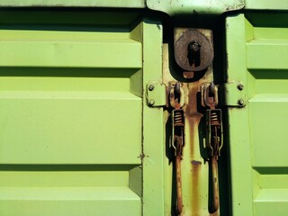 green door lock