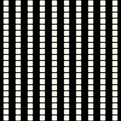 White squares and black background. Vertical lines location.