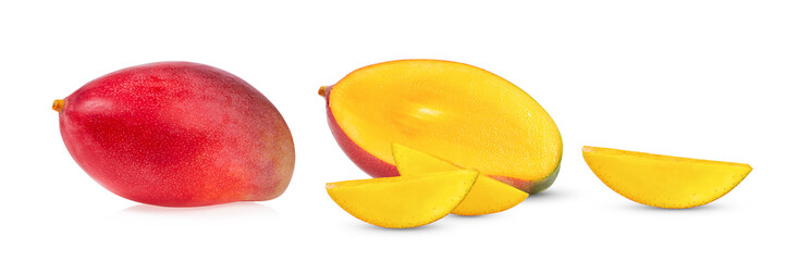 mango on white background