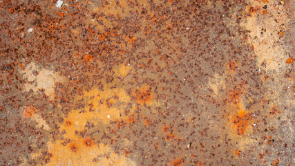 Old grunge rustic metal texture, Rusty on old metal background, weathered, old rusty building structure, red-brown colours 