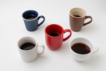 コップ, マグカップ, コーヒー, 珈琲
