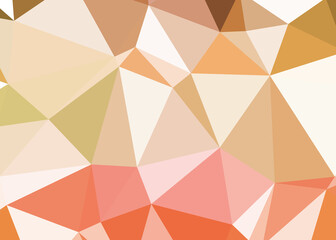 Abstract color Low-Polygones Generative Art background illustration