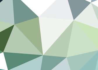 Abstract color Low-Polygones Generative Art background illustration