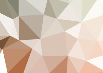 Abstract color Low-Polygones Generative Art background illustration