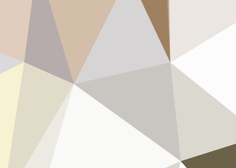Obraz premium Abstract color Low-Polygones Generative Art background illustration