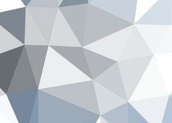 Obraz premium Abstract color Low-Polygones Generative Art background illustration