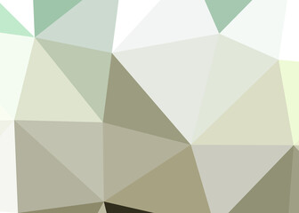 Abstract color Low-Polygones Generative Art background illustration