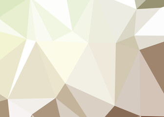 Abstract color Low-Polygones Generative Art background illustration