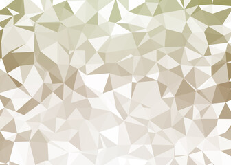 Abstract color Low-Polygones Generative Art background illustration